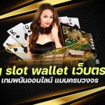 pg slot wallet เว็บตรง